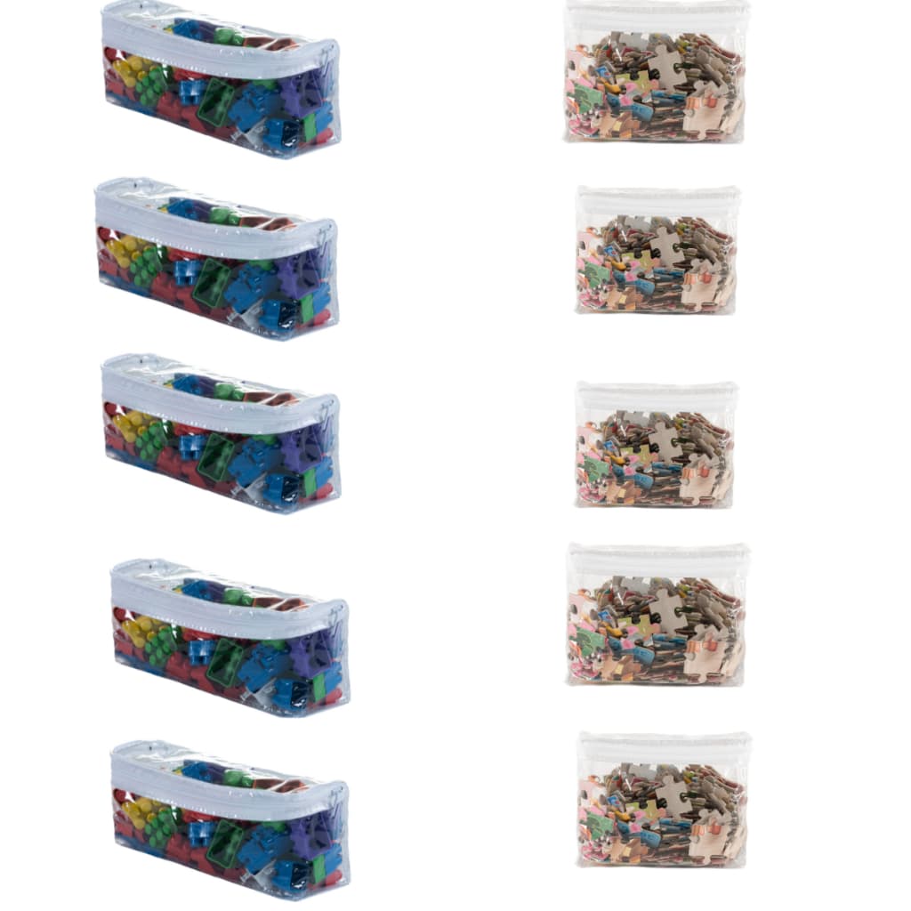 Kit 10 Saco Para Guardar Brinquedos Peças Pequenas Com Zíper