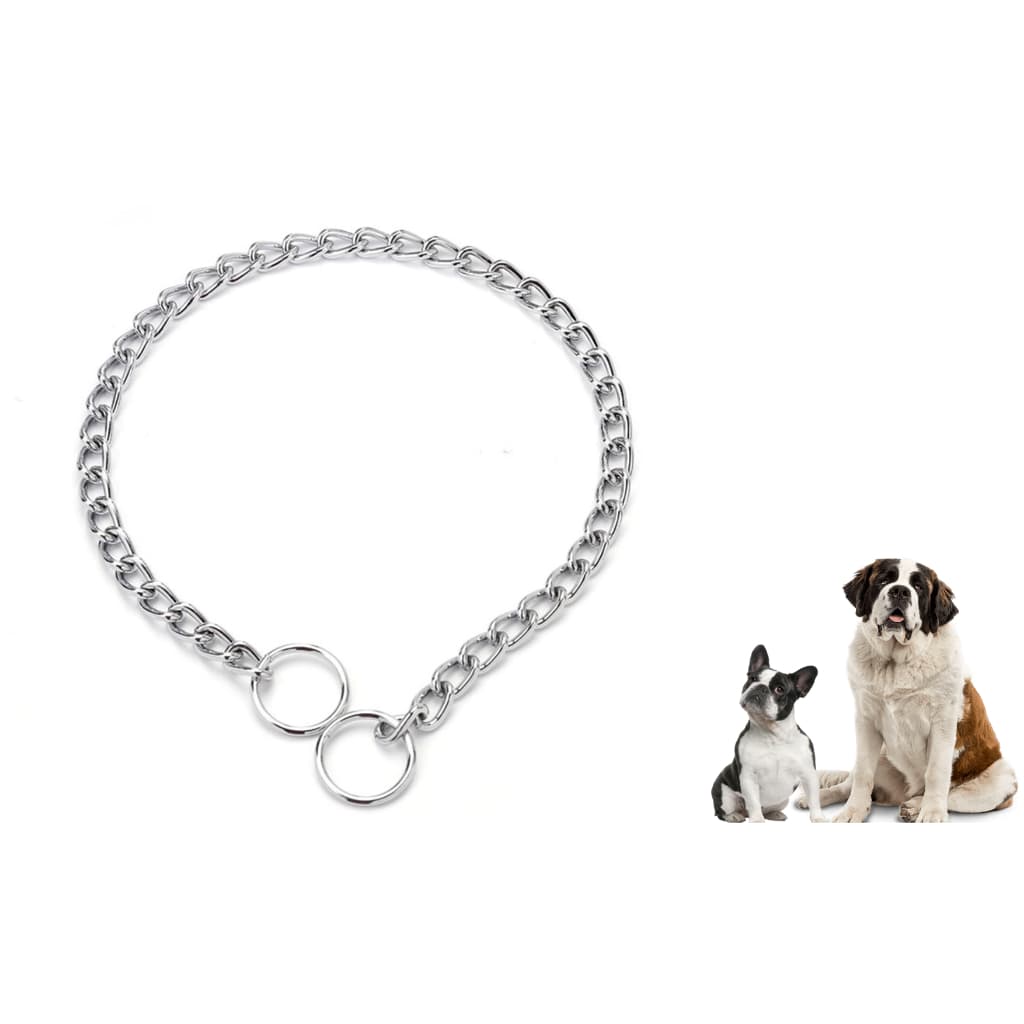 Enforcador Coleira Corrente Para Cães Cachorro Médio e Grande Bulldog Pitbull