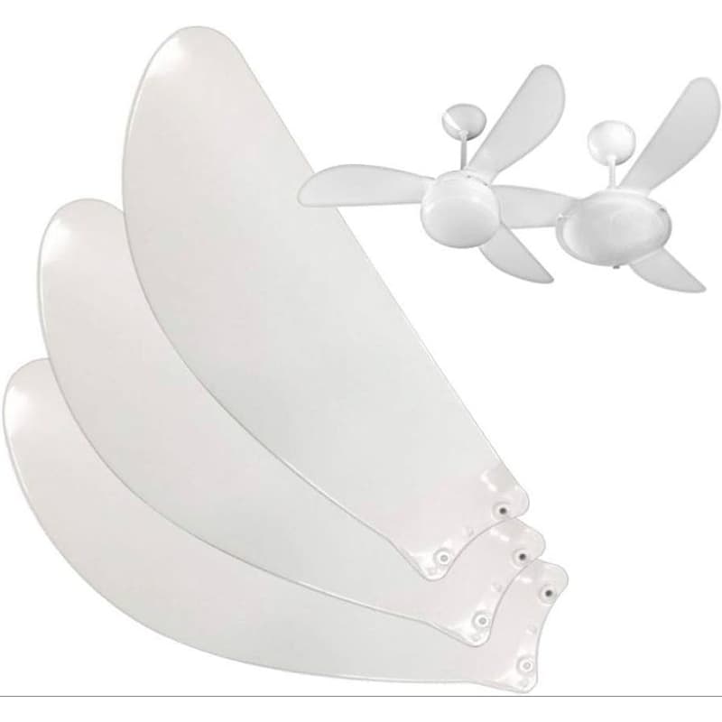 Hélice 3 Pás Para Ventilador De Teto Ventisol Fenix Branco