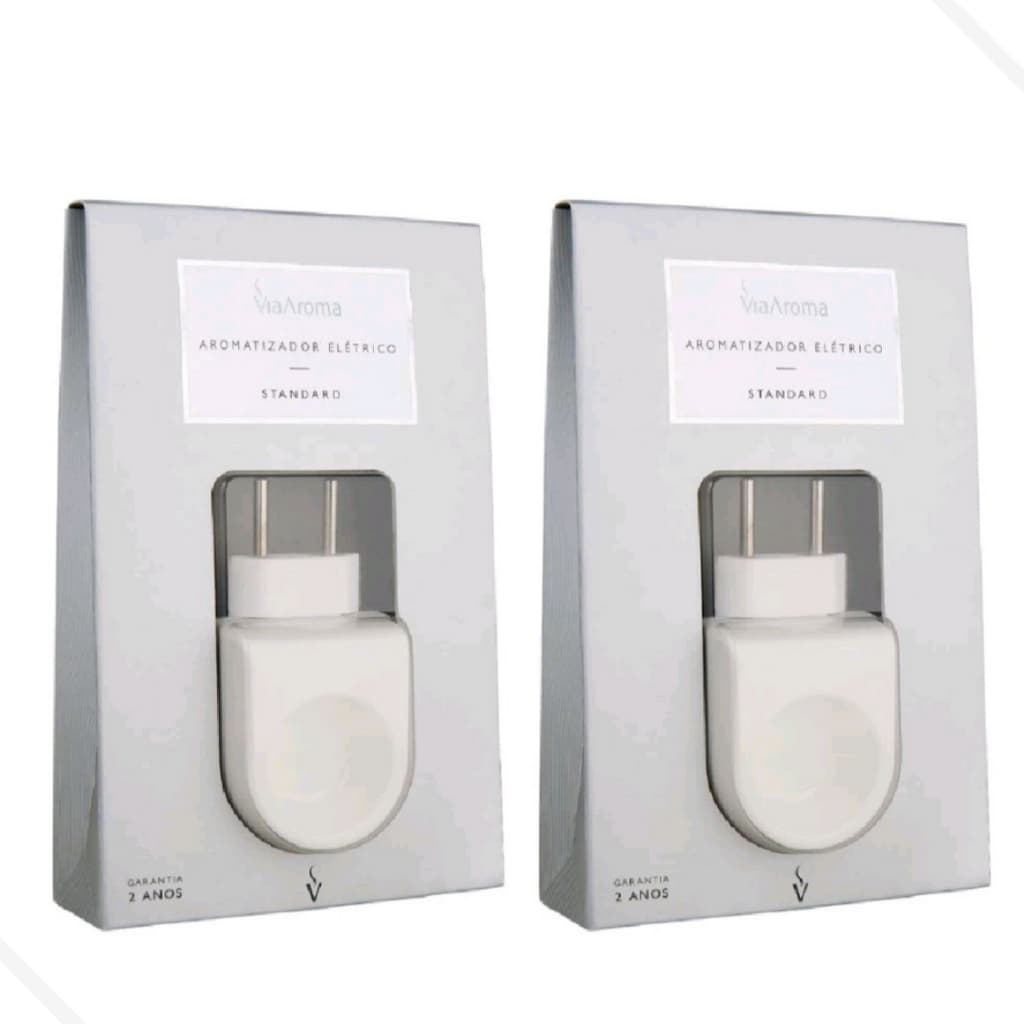 Kit 2 Aromatizadores Difusores Elétricos Standard Via Aroma