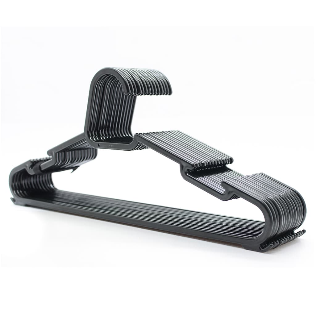 50 cabides adulto 39 cm preço de atacado PRETO direto da fabrica