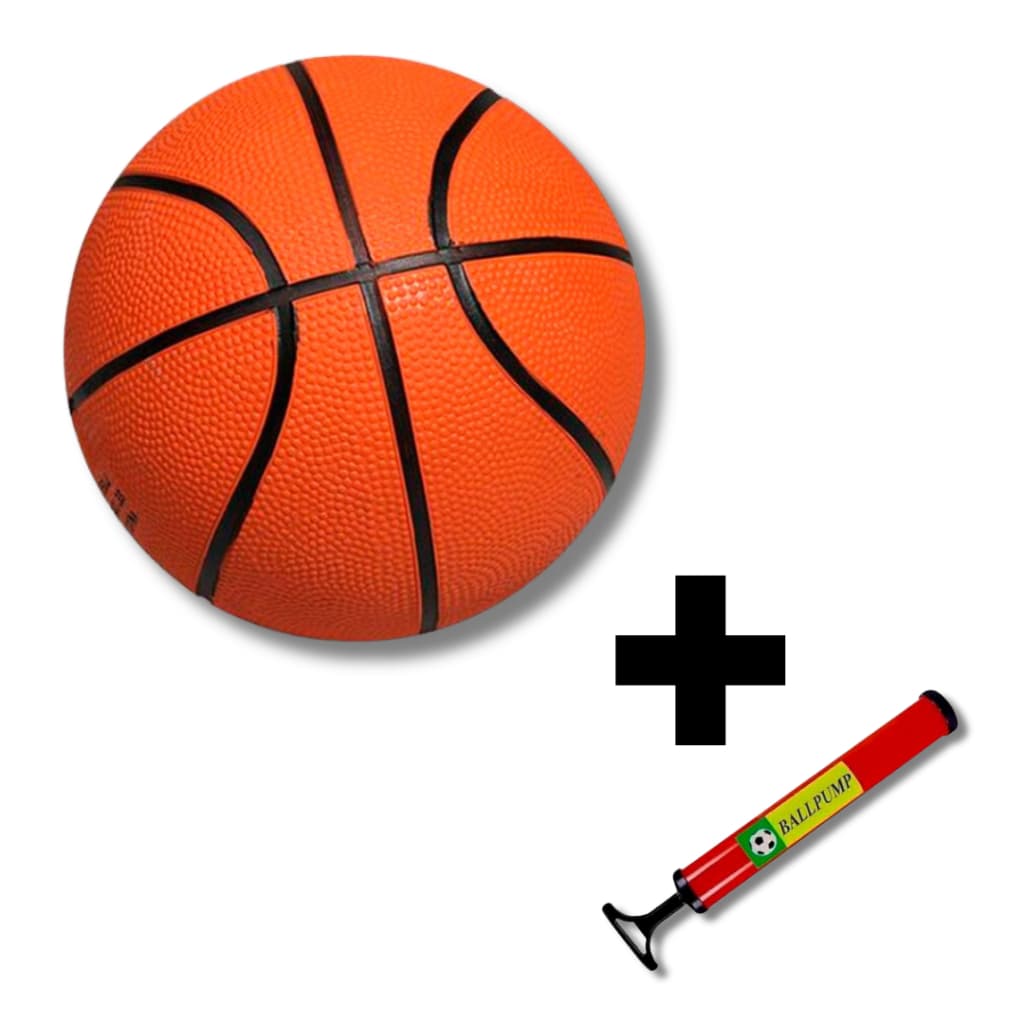 Bola De Basquete Basketball Tamanho Padrão n.7 + Bomba De Ar