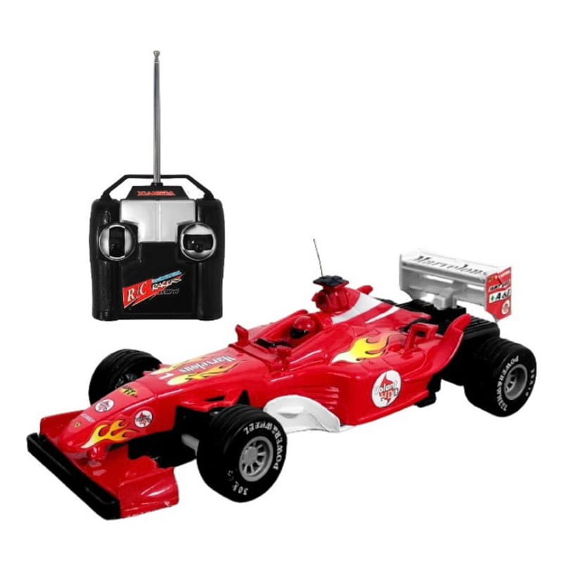 Carrinho Do Tipo Ferrari De Formula 1 De Controle Vermelho