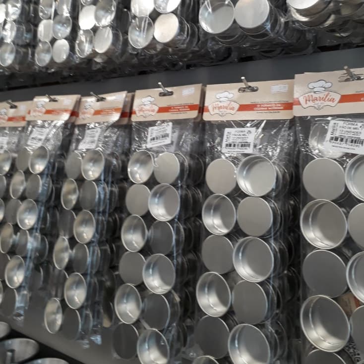 12 UNIDADES FORMAS REDONDAS P/ PÃO DE MEL FUNDO FIXO Nº 1 OU Nº 2 MARÍLIA EM FLANDRES