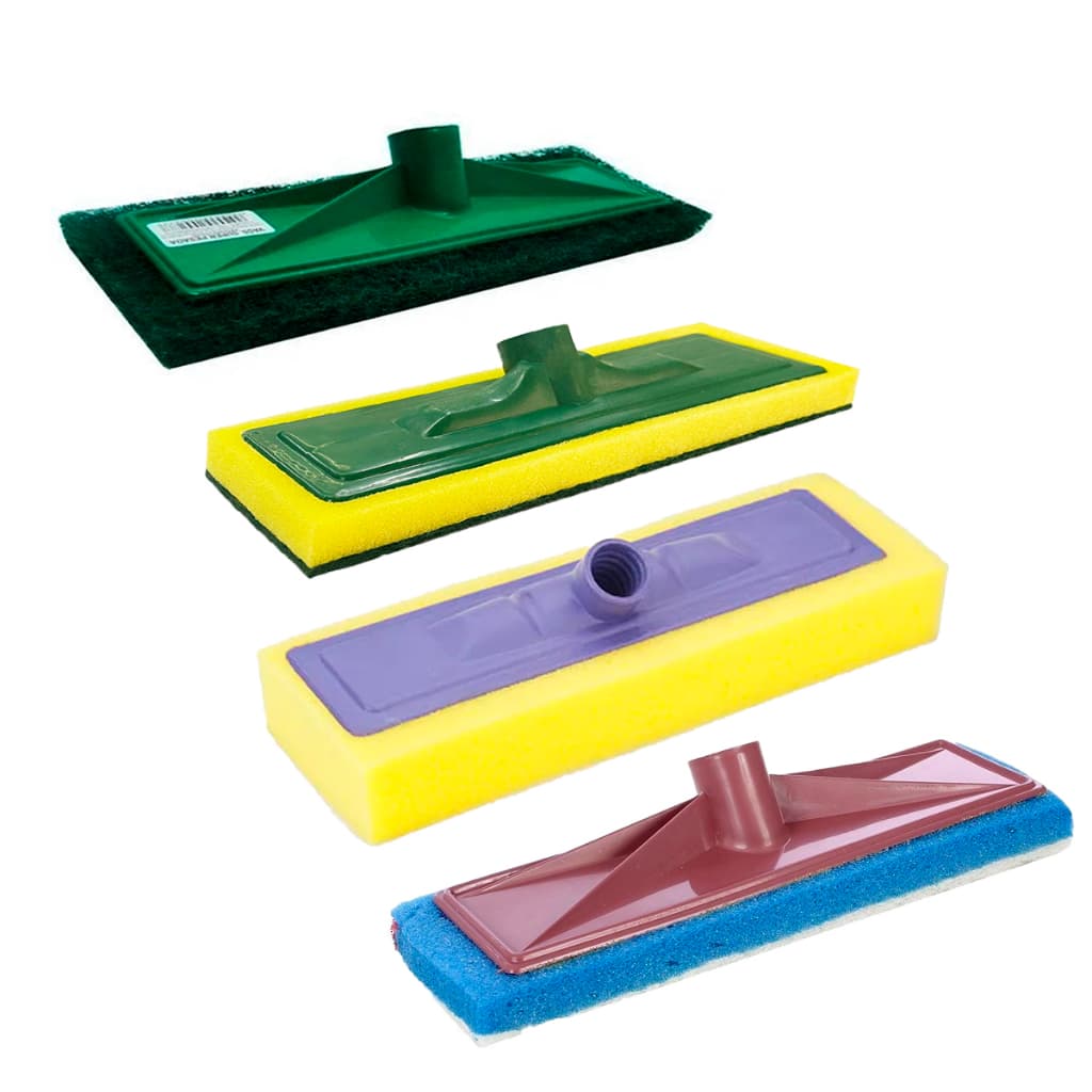 Kit Rodo de limpeza Esfregão Esponja Lava Piso Azulejo Passa Cera Limpa Vidro Faxina Kit Banheiro