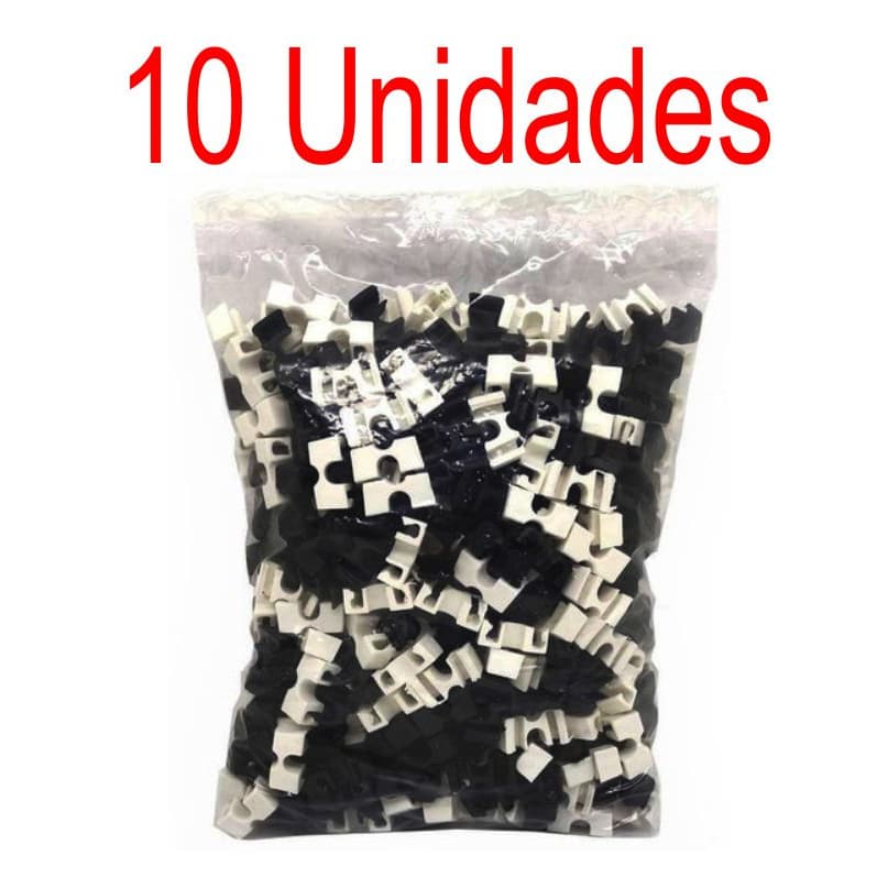 Kit 10 - Suporte Clip Adaptador Hashi - Preto/Branco ou Coloridos ( Para Hashi Descartável )