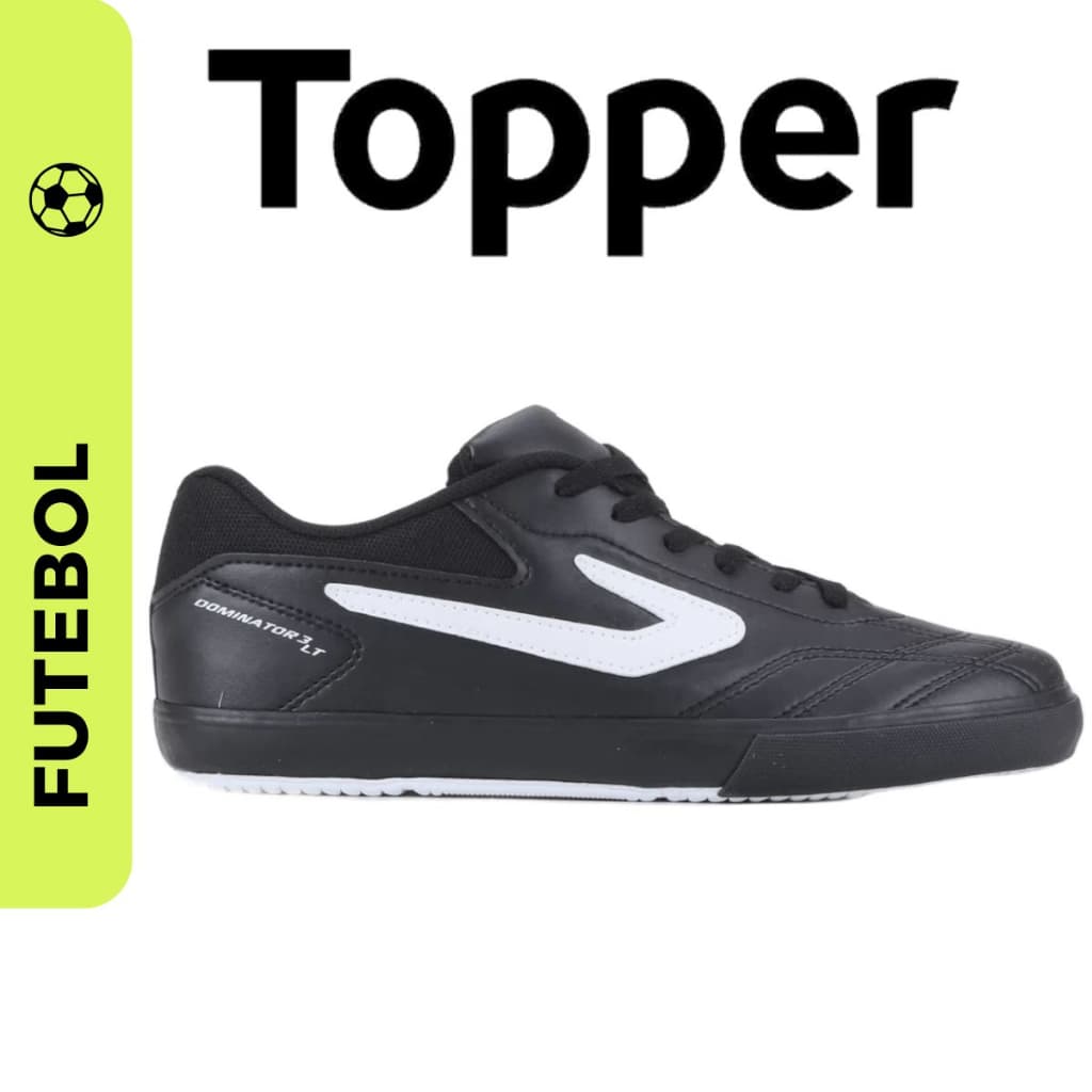 Chuteira Futsal Topper Dominator Futebol de Salão Quadra