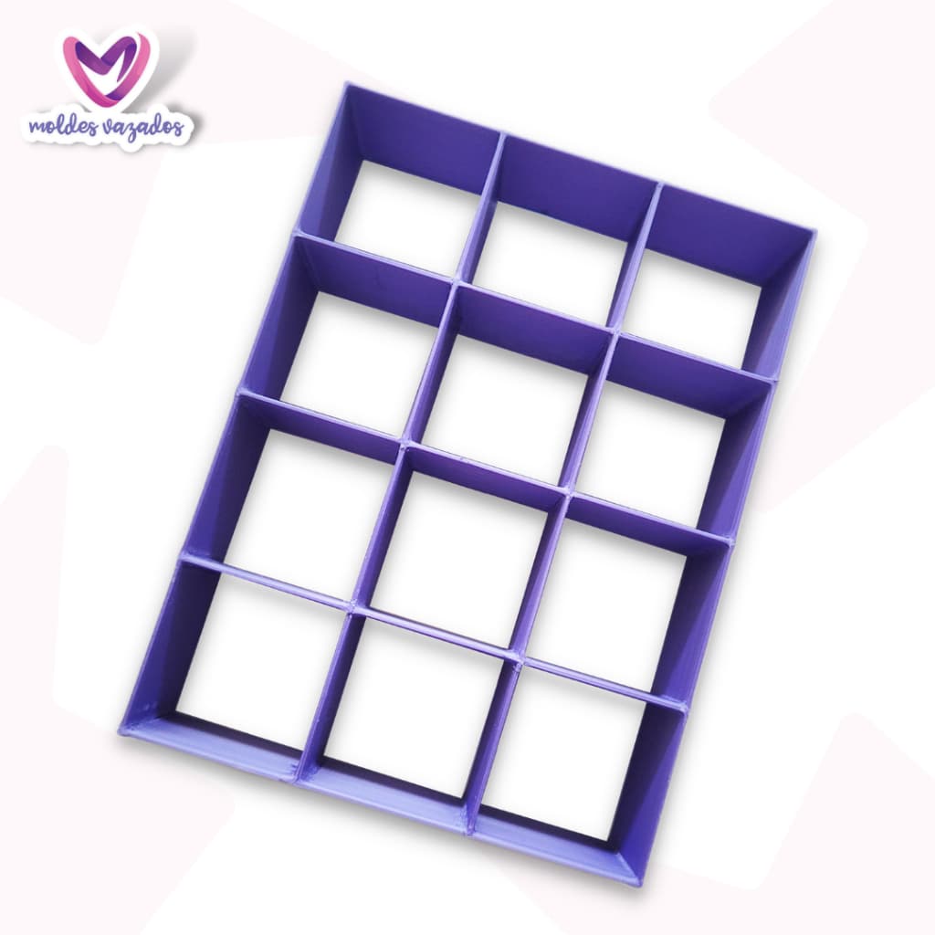 Cortador de Brownie - Moldes Vazados