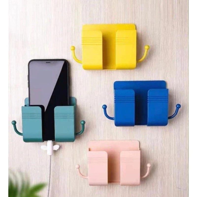 Suporte De Parede Para Celular Controle Remoto Autoadesivos Com Ganchos Sem Furos