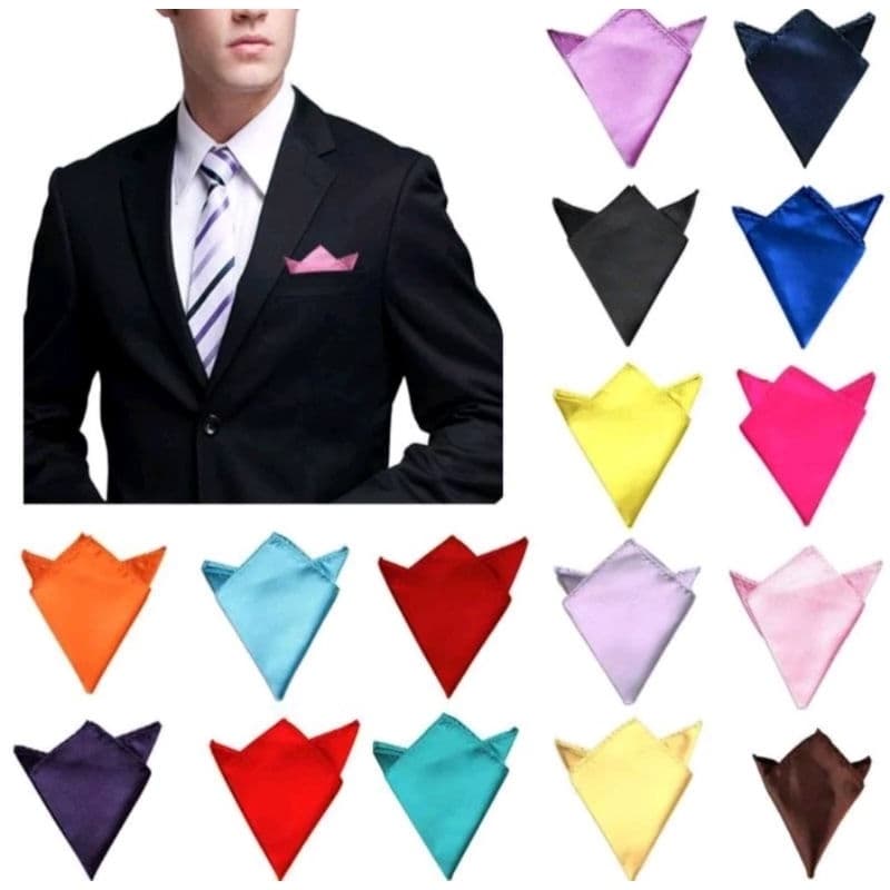 Lenço Para Blazer slim/ Lenço Bolso do Terno/ Casamentos Festas