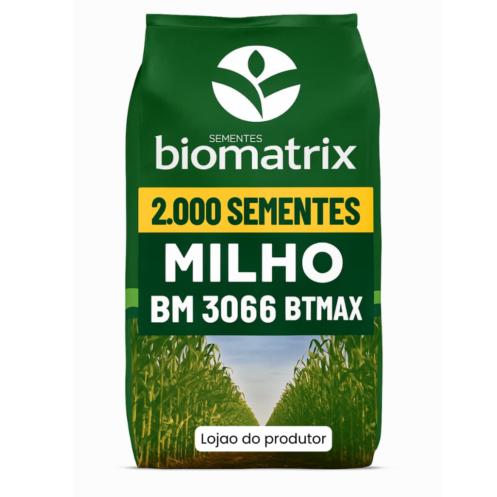 Semente de milho 3066 RESISTENTE - Milho verde e silagem - 2.000 sementes