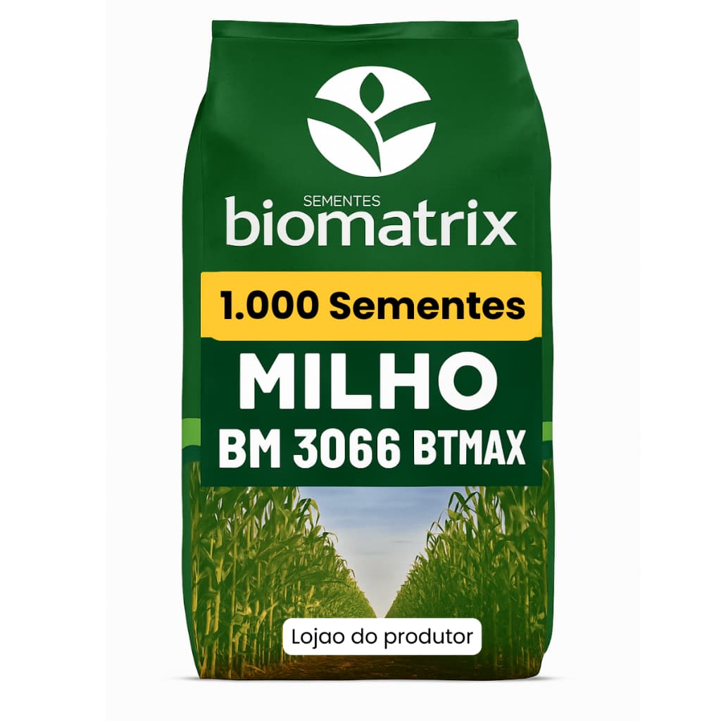 Sementes Milho 3066 BTMAX Resistente silagem e MV - 1.000 sementes