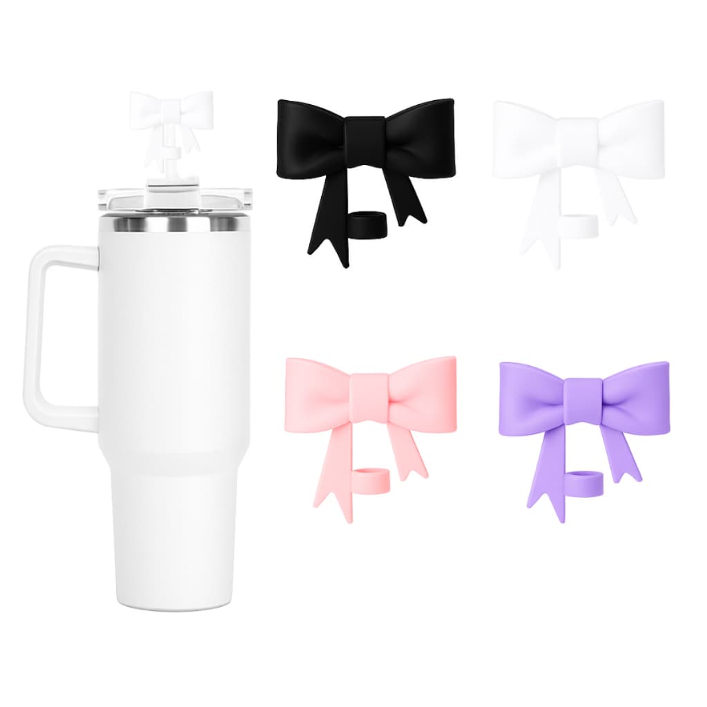 Tampa de Canudo 10mm para Copo 1200ml em Silicone Laço Diversas Cores