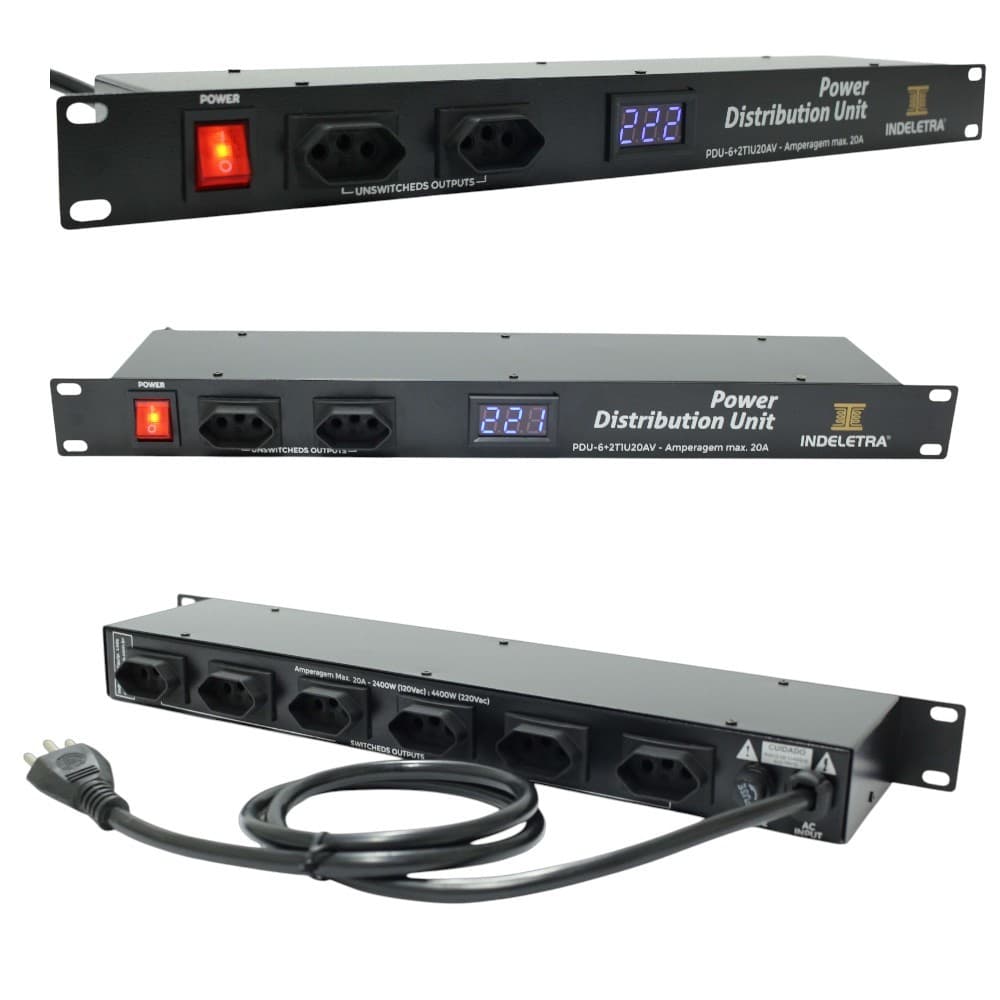 PDU - UNIDADE DE DISTRIBUIÇÃO DE ENERGIA 127/220V