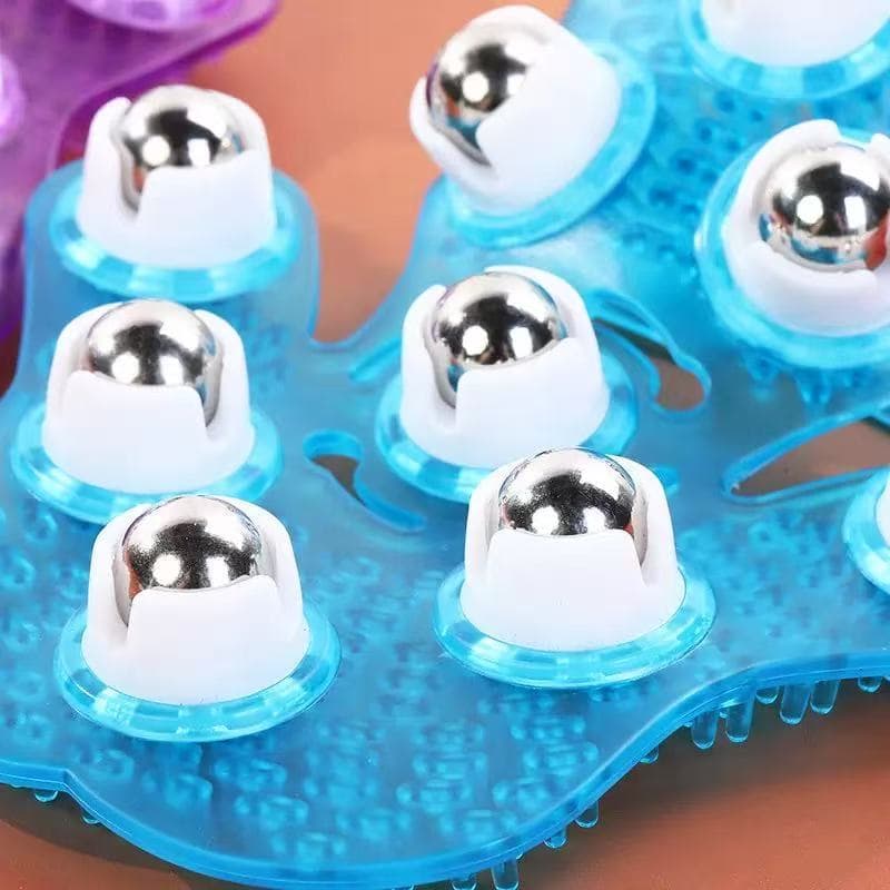 Luva massageadora 9 esferas Para relaxar