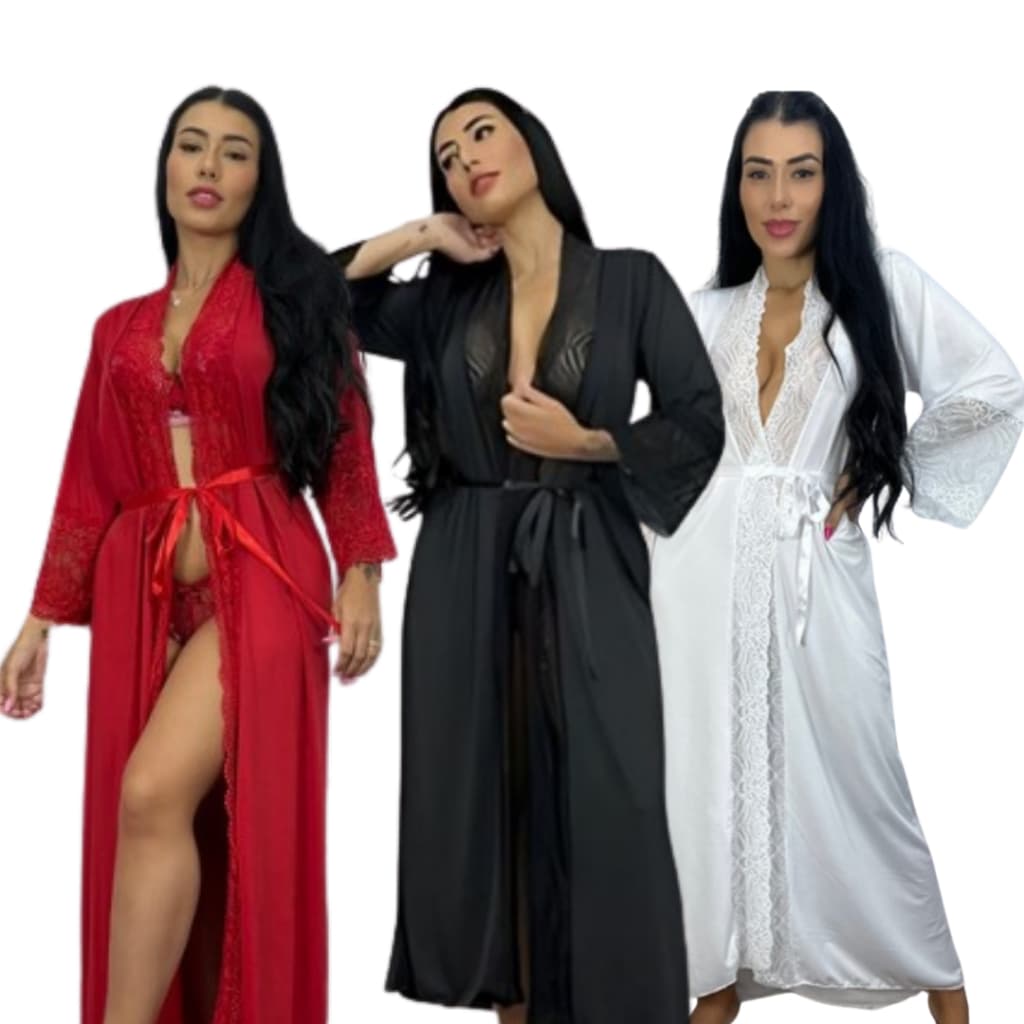 Robe Longo Feminino de Luxo em Lycra