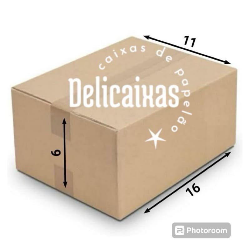 400 Caixas 16x11x6 Papelão embalagem correio sedex E-commerce