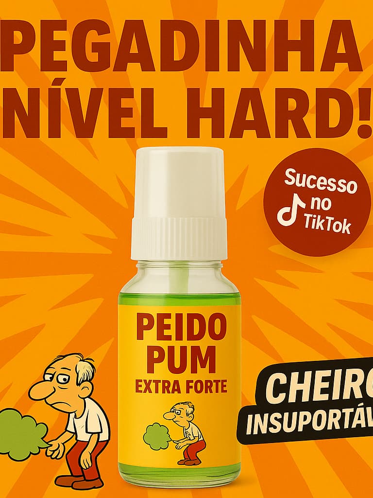 Peido Spray  Perfume de Pum Pegadinha Super Forte - Zoação Garantida - Pegadinha - Trolagem TikTok