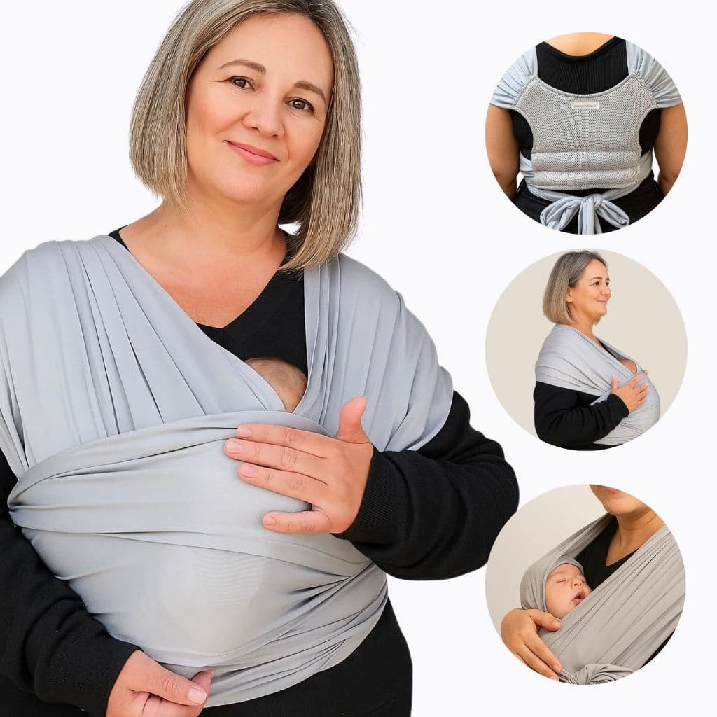 Sling Wrap Plus Size Bebe Recém Nascido até 20kg Carregador Canguru Maternidade Respiravel Passeio