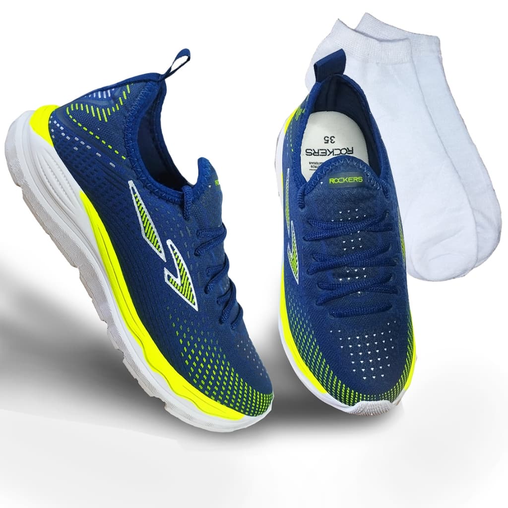 KIT Tênis Treino Corrida academia Original Miatto Leve Leve e Confortavel + MEIA