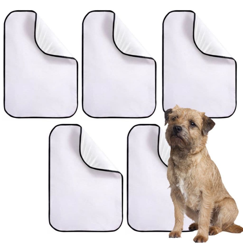 Kits 5/4/3/2/1 Tapetes higiênicos lavável para pet dog xixi gato educador reutilizável