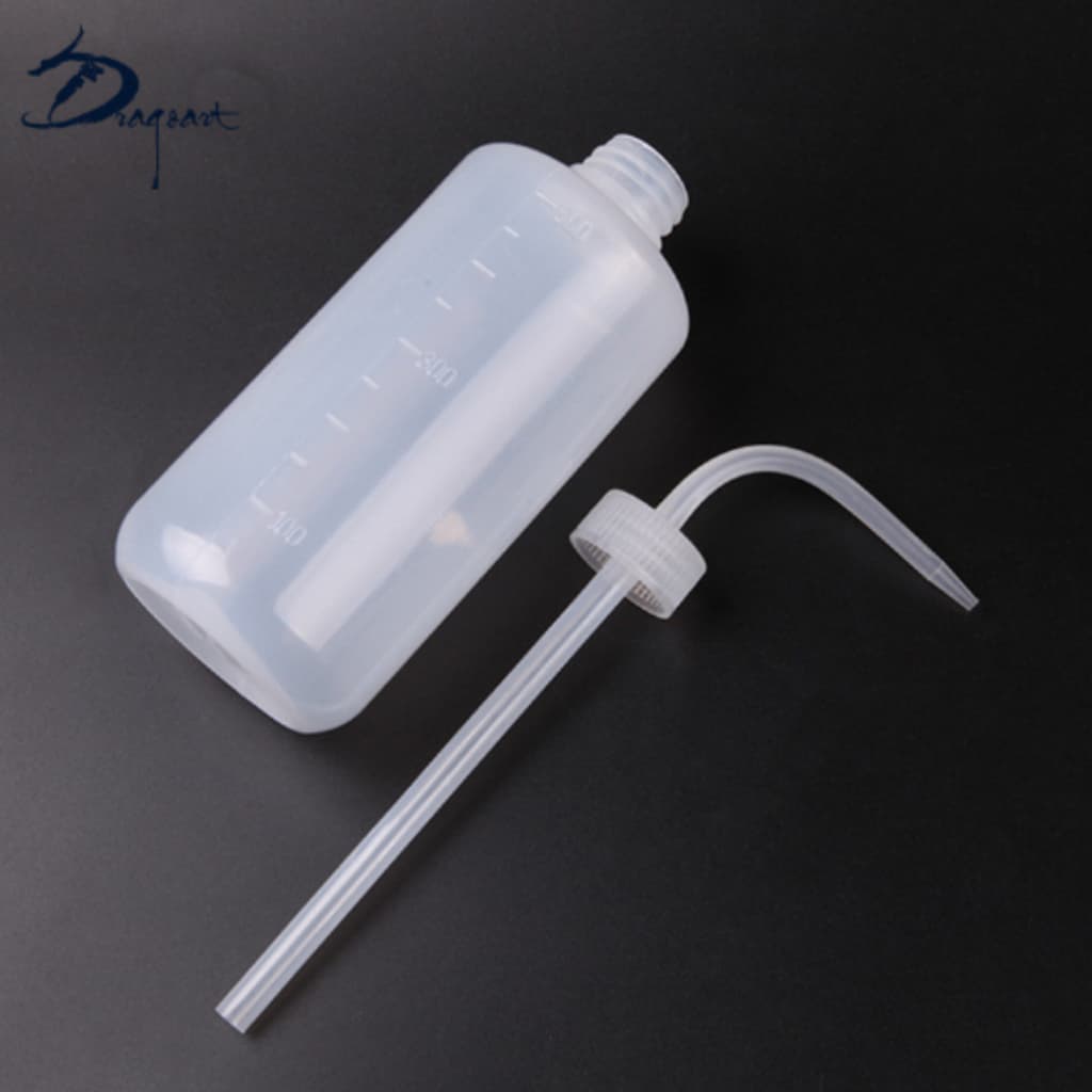 Almotolia Plástica de Limpeza de Tatuagem 500ml