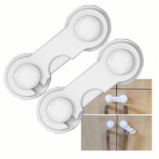 Kit Trava Gaveta Armário Porta Geladeira Tranca Proteção