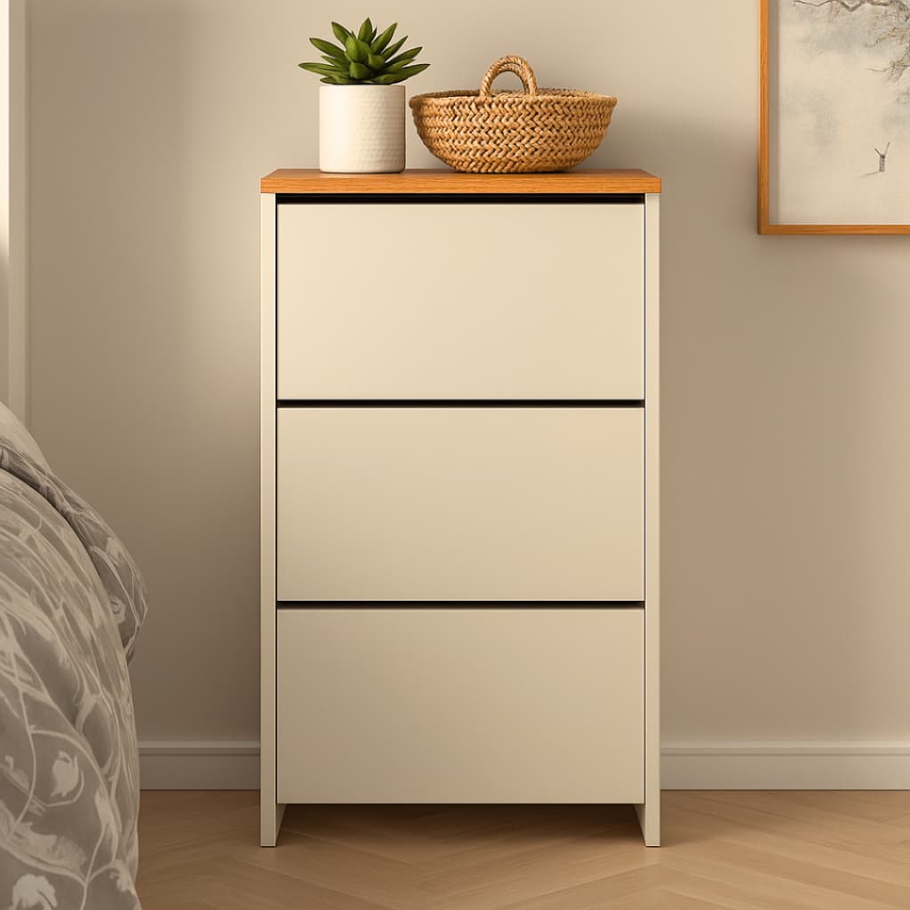 Sapateira Multiuso com 3 Portas Organizador Guarda Sapatos e Calçados