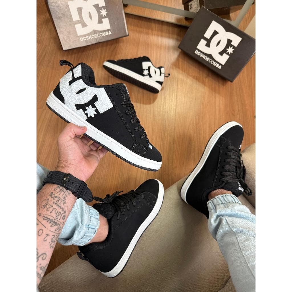 Tênis Unissex Dc Shoes Masculino E Feminino Sk8 Skate Moda Estilo Tendencia Oferta