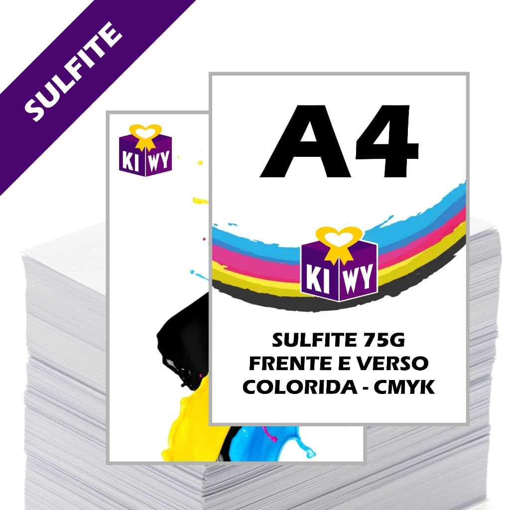 Impressão A4 - Frente e Verso (Colorida)