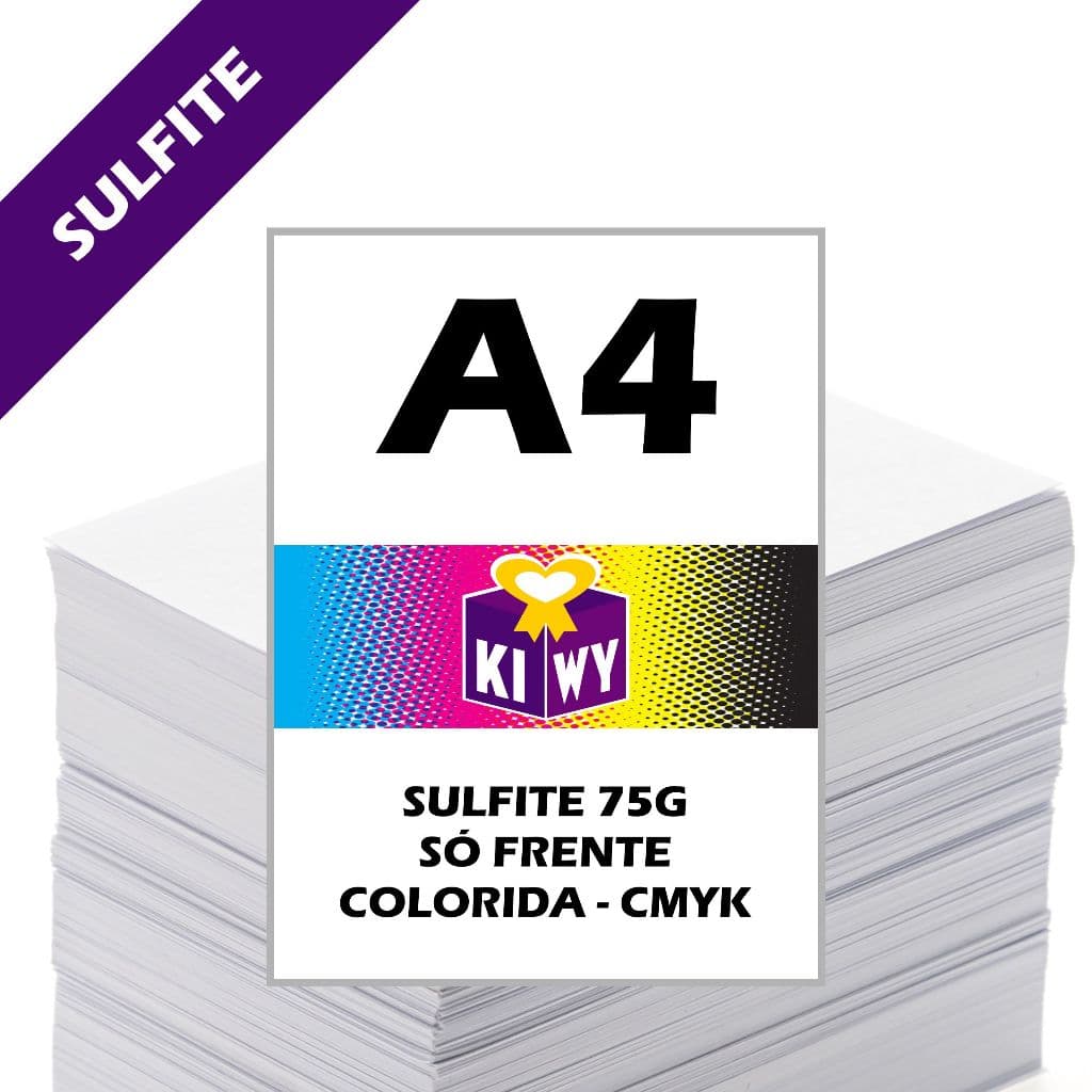 Impressão A4 - Só Frente (Colorida)
