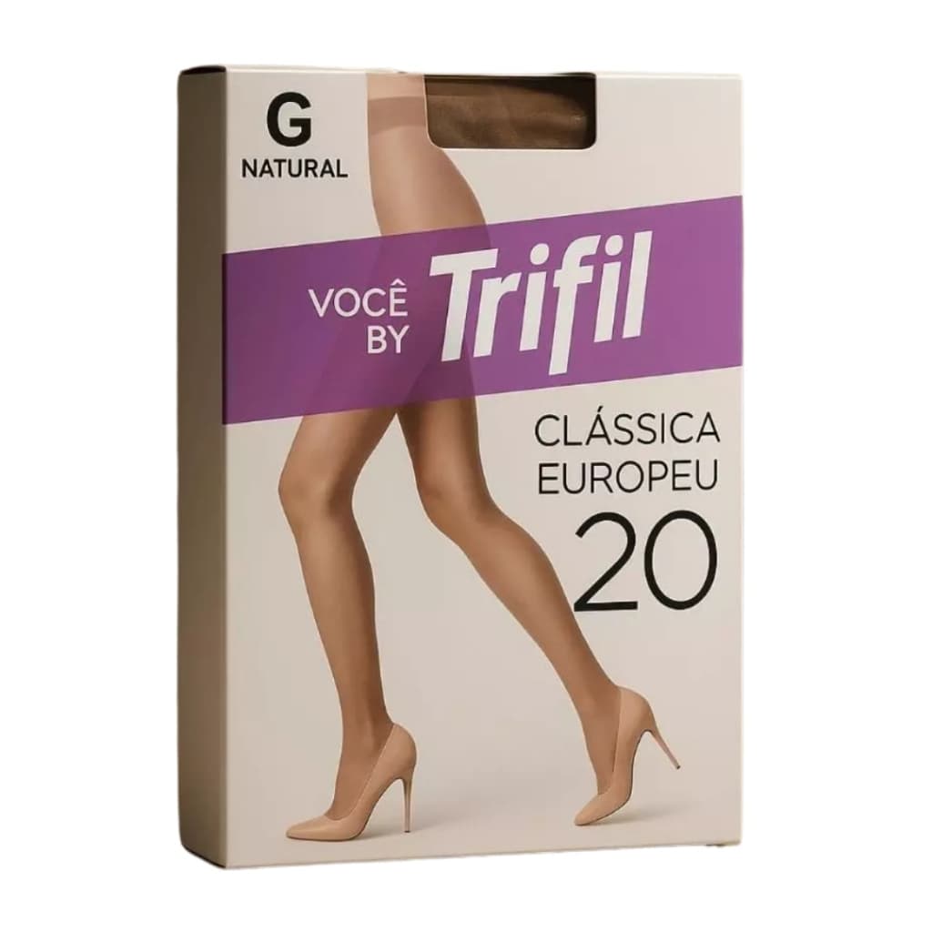 Meia Calça Trifil Clássica Europeu Fio 20 Meia Fina Diversas Cores Kit com 2 e 1 Uni.