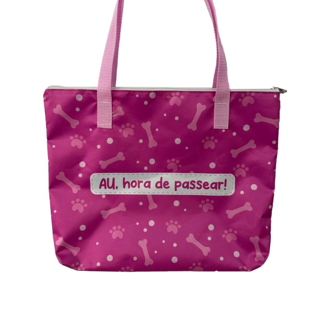 Bolsa Sacola Pet Passeios Para Cachorro Estampa Patinhas