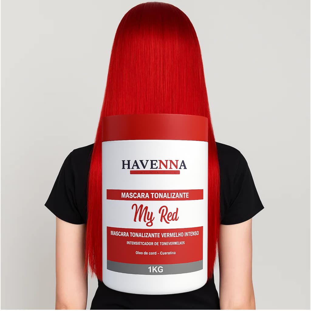 Mascara Matizadora Para Cabelos Vermelhos 1kg