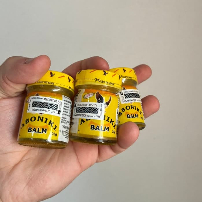 Aboniki Balm Bálsamo Nigeriano – Relaxante Muscular, Anti-inflamatório e Descongestionante