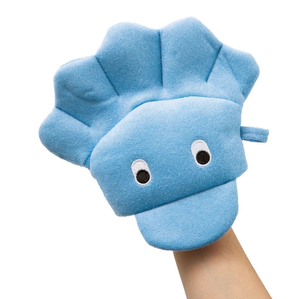 Esponja de Banho Infantil Polvo Macia Clingo Formato Luva Higiene Bebê