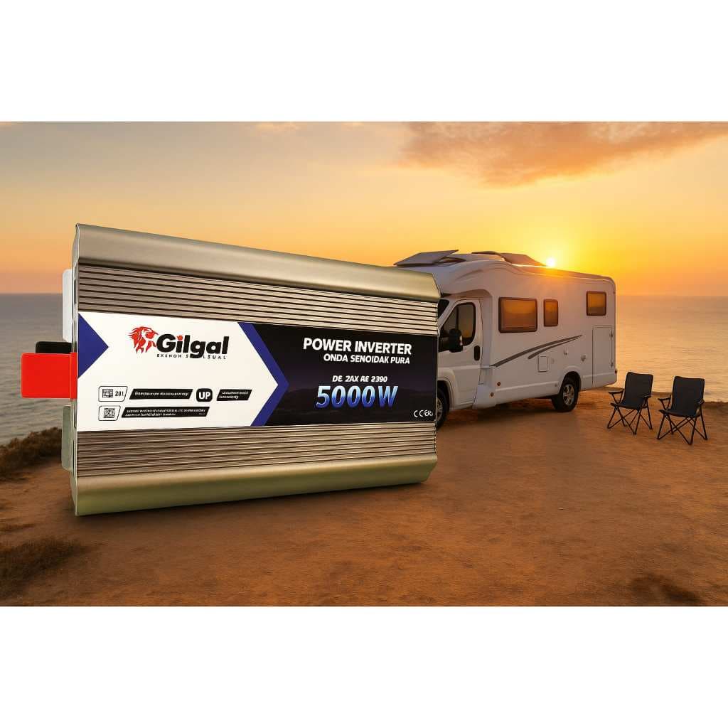 Inversor Senoidal Pura 5000W 12V para 110V Pico 10000W Solar Off-Grid Motorhome, Sítio, Camping