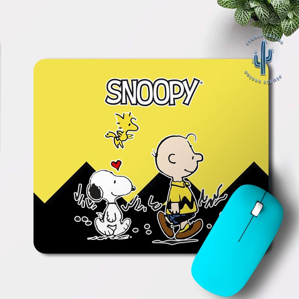 Mouse pad Emborrachado Snoopy
