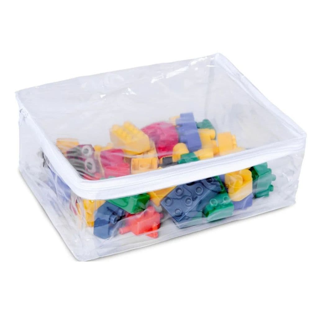 10 Sacos Organizador Multiuso Guarda Roupa Brinquedos C/zíper