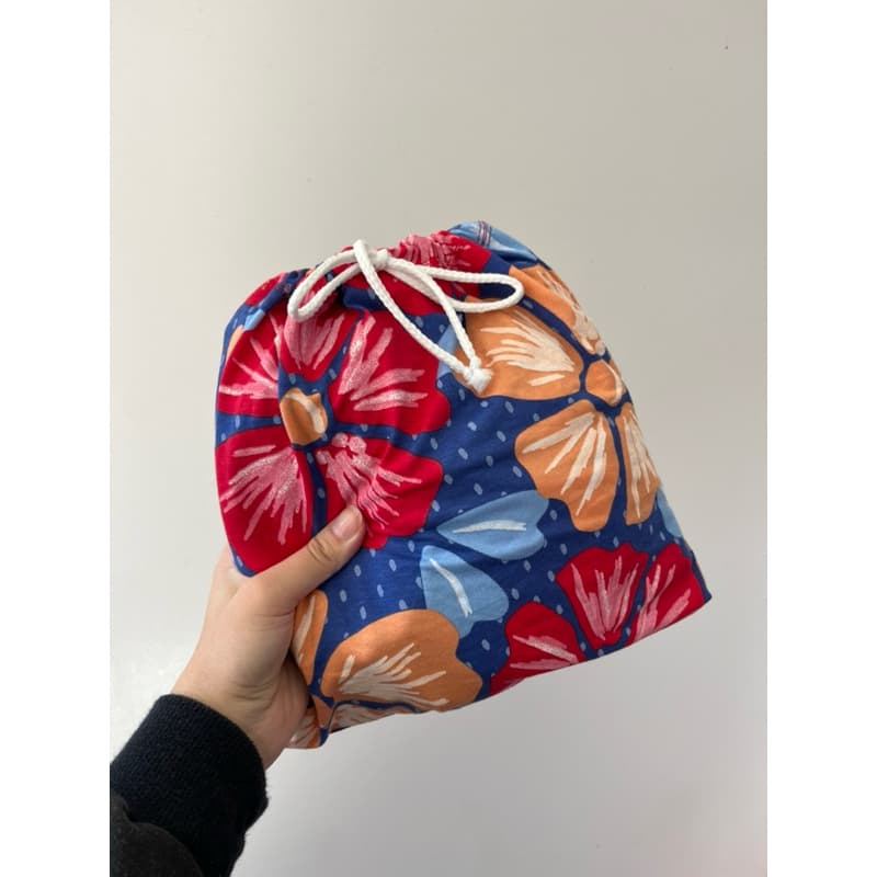 Bag saco organizador regulável em tecido com amarração necessair bolsa viagem