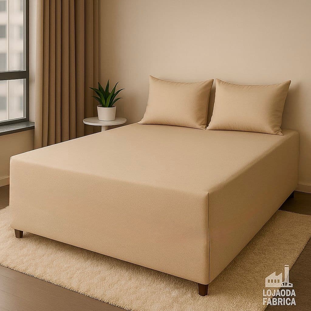 Jogo 3 Peças Capa para Colchão Luva Box Casal Malha Gel | Antiácaro