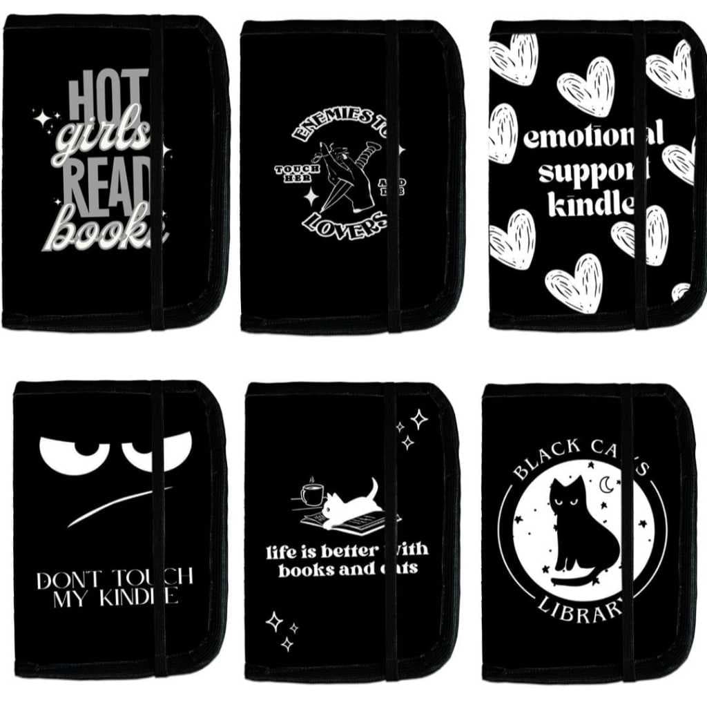 Capa Livro Capa Kndle 10 geração 11 geração 12 geração Colorsoft Emotional Suport Dark Black preto