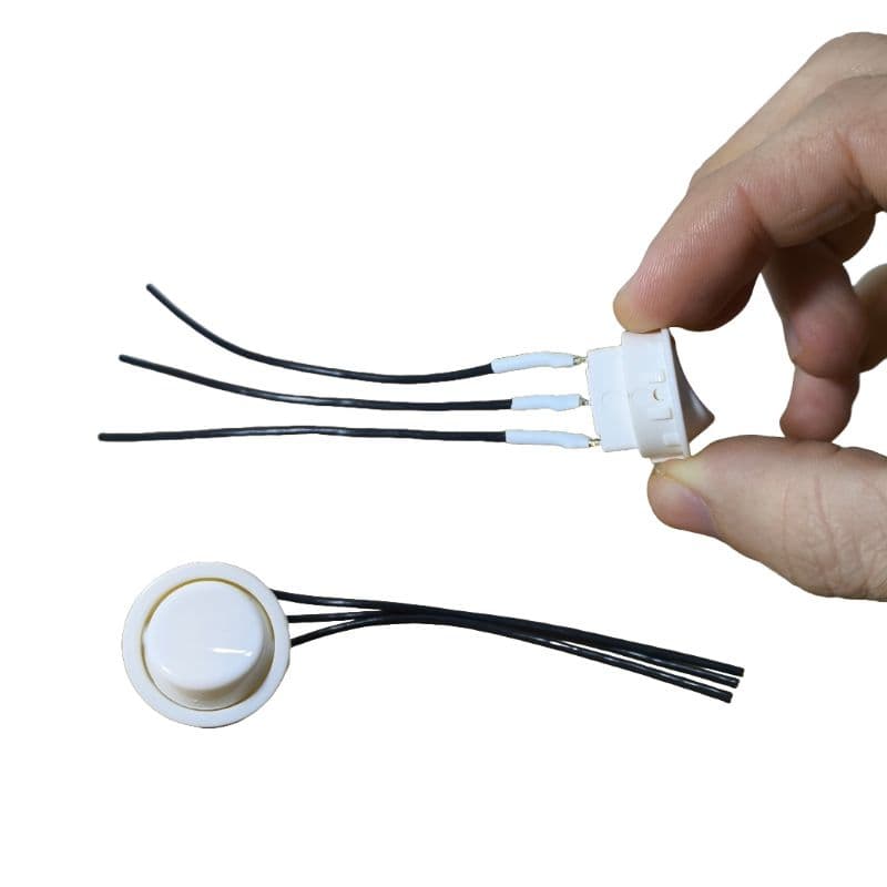 Interruptor Bolinha Paralelo 3 Vias Para Móveis Planejados (Three Way embutir)