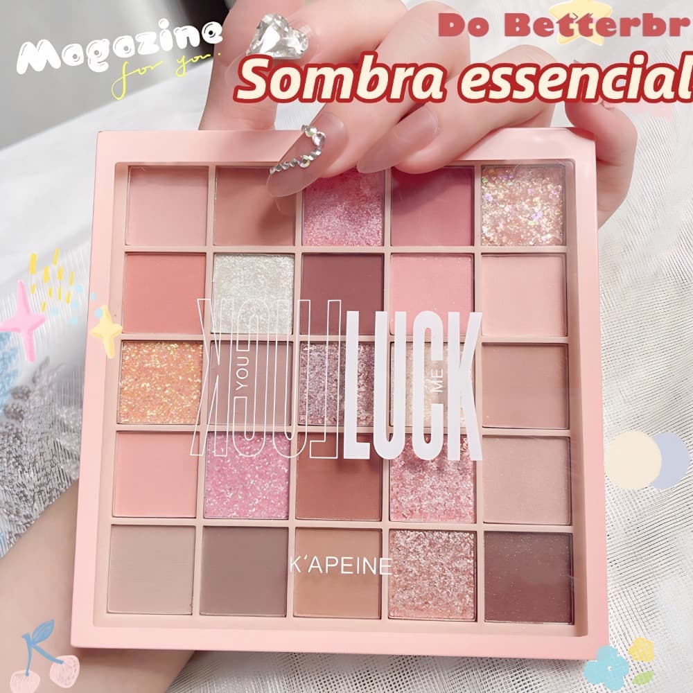 Paleta De Sombras Foscas E Pérolas De Baixa Saturação De 25 Cores Maquiagem Versátil De Longa Duração