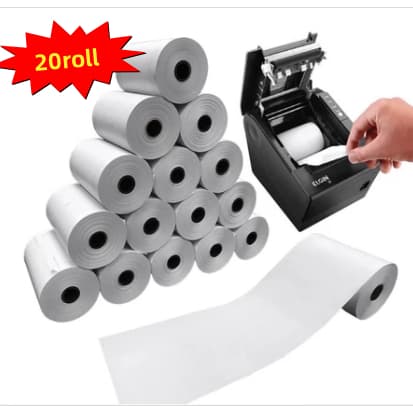 Caixa de recibos financeiros de bobina térmica 80x40 Pdv