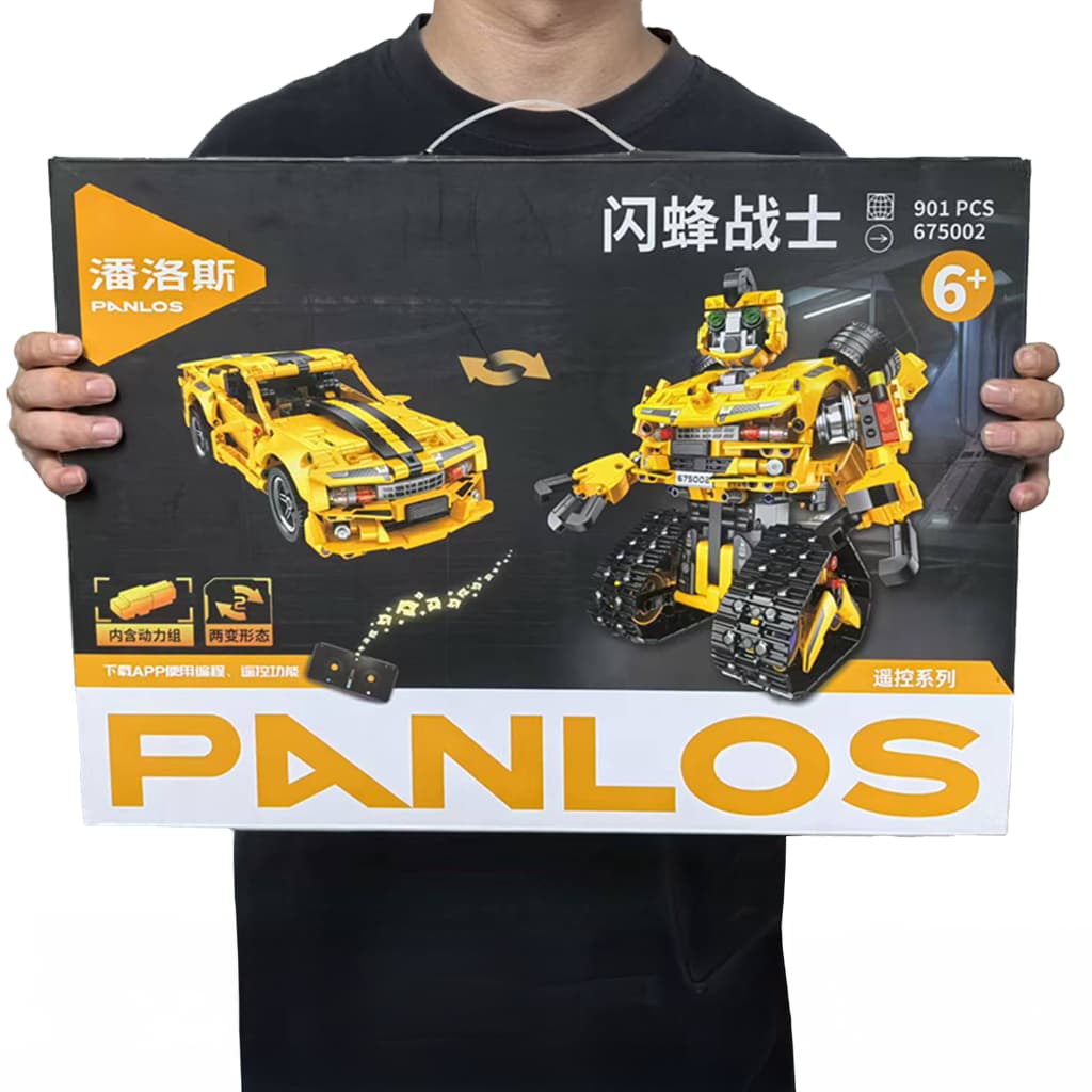 LANÇAMENTO - Robô de Montar Programável DIY Grande com Controle Remoto E App – Brinquedo Educativo de Blocos - Presente