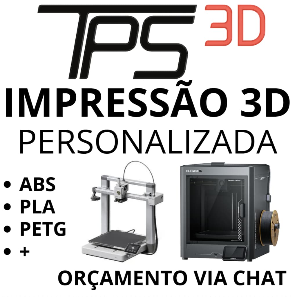 SERVIÇO DE IMPRESSÃO 3D: ABS, PLA, PETG + (LEIA A DESCRIÇÃO)