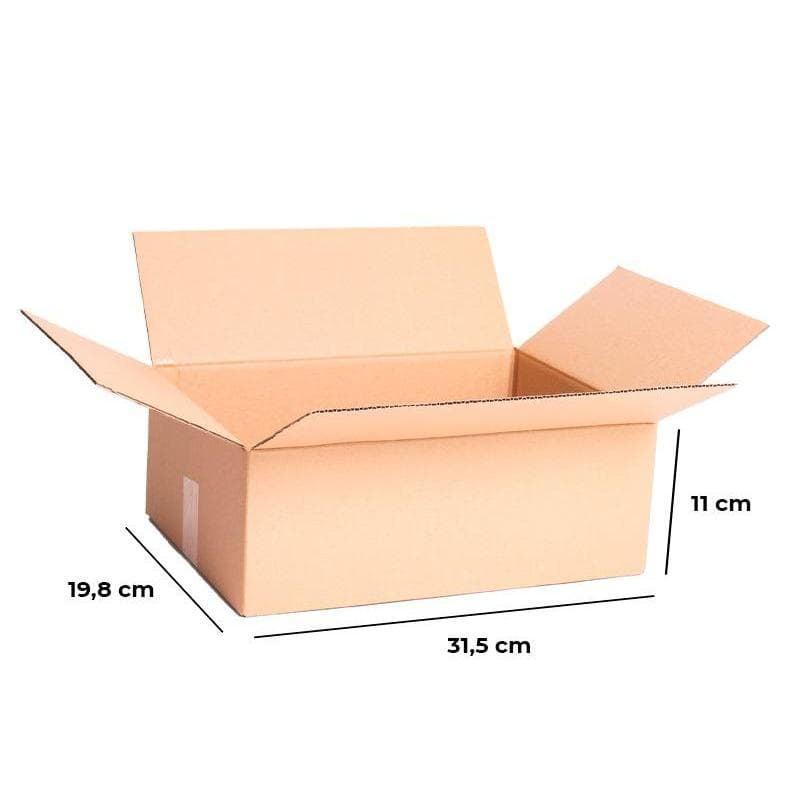 Caixa De Papelão 31,5x19,8x11 Correios Sedex Pac 50 Cxs.