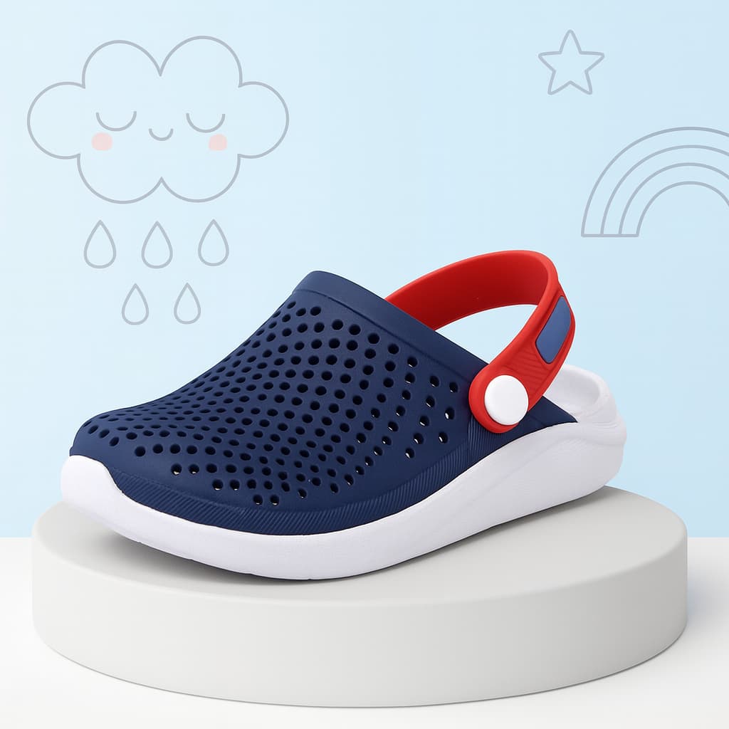 Sandália babuche infantil masculina menino feminino menina confortável respirável antiderrapante