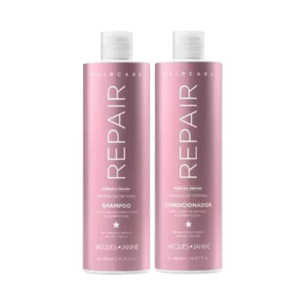 Kit Jacques Janine Hair Care Repair Shampoo 450ml + Condicionador 440ml